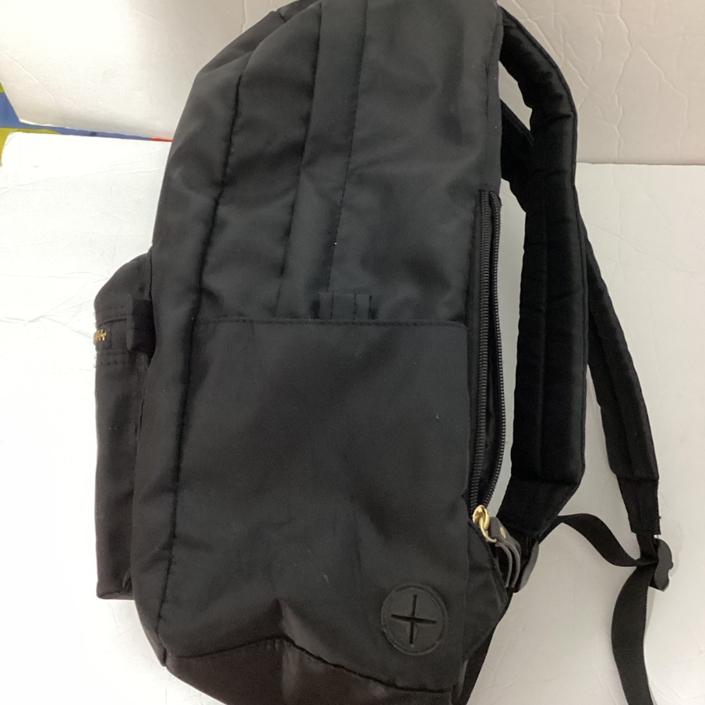 HAWLANDER UNISEX BLACK  BACKPACK LIGHT MEDIUM SIZE 11x17x5 - Picture 5 of 13